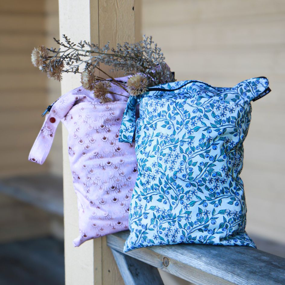 Eco Mini wet bag/ PUL påse - mermaid print