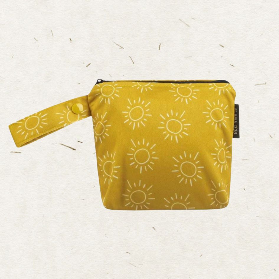 Eco Mini cloth diaper wet bag/ Luxe bag