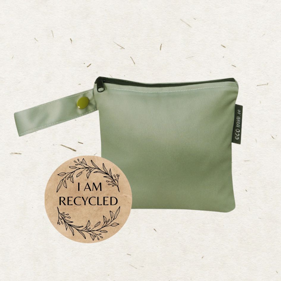 Eco Mini cloth diaper wet bag/ Luxe bag