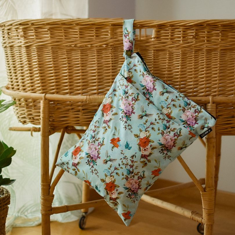 Eco Mini medium wet bag - Secret garden