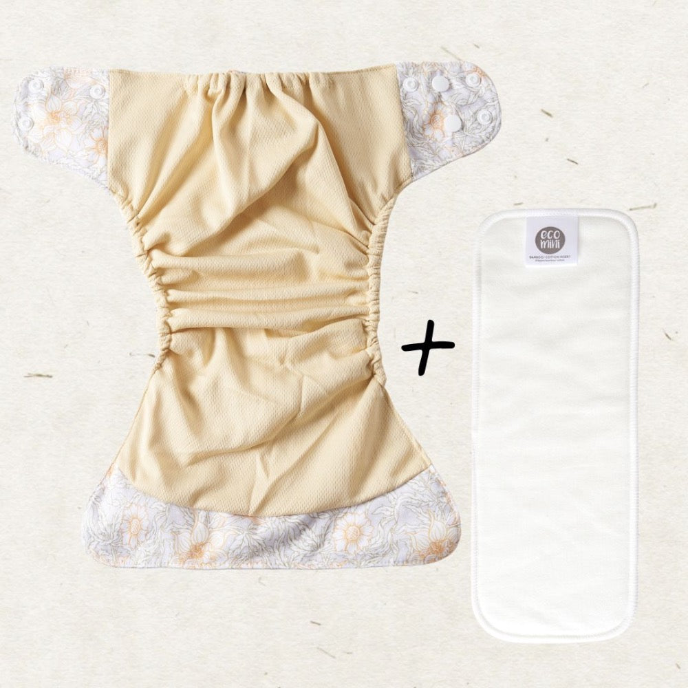 Eco Mini OneSize Coolmax pocket diaper/ tygblöjor