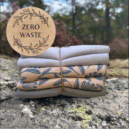 Eco Mini muslin Zero Waste cloth wipes