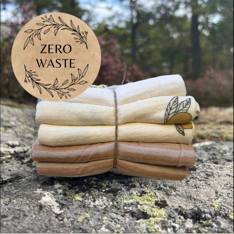 Eco Mini muslin Zero Waste cloth wipes