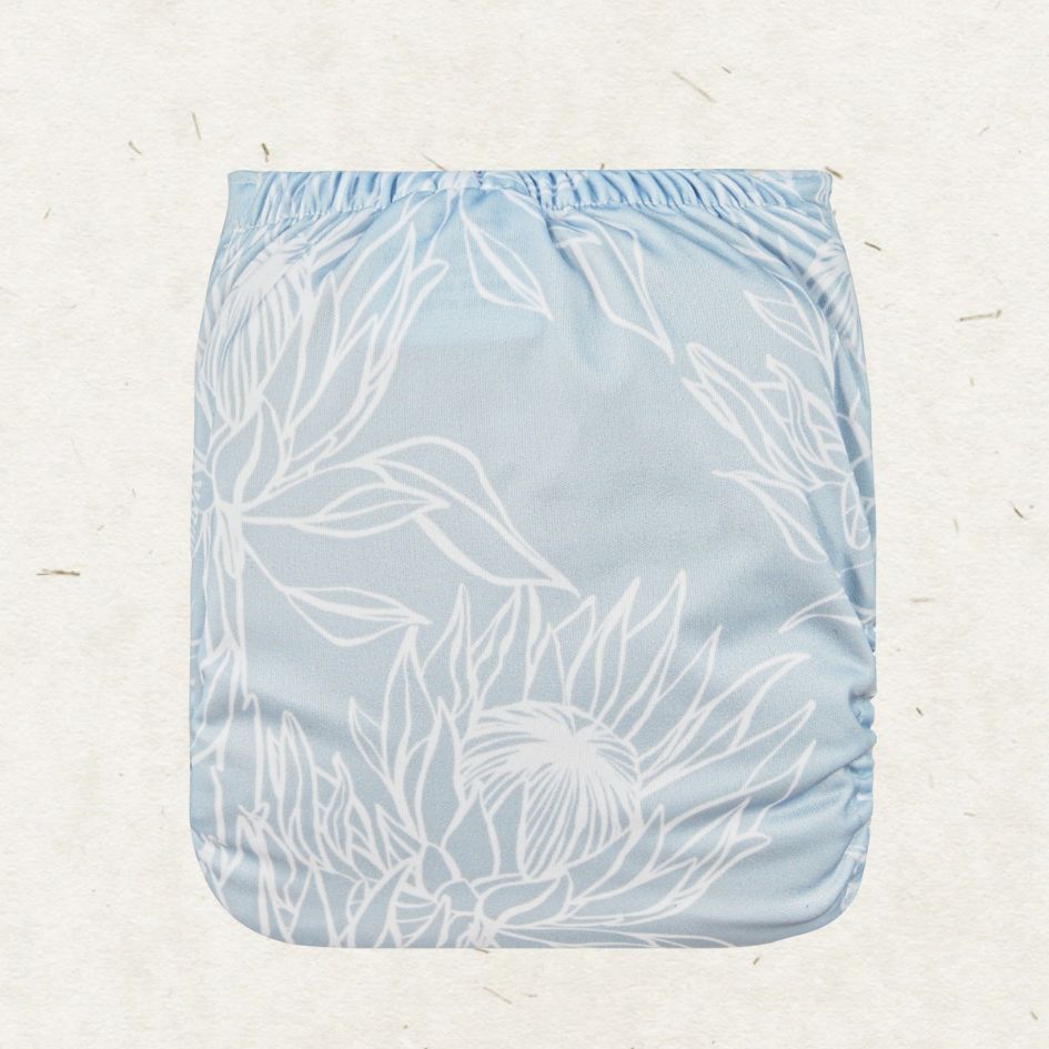 Eco Mini bambu pocket diaper/ tygblöjor - back view