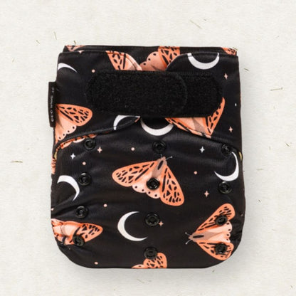 Eco Mini cloth diaper/ tygblöjor - midnight moth