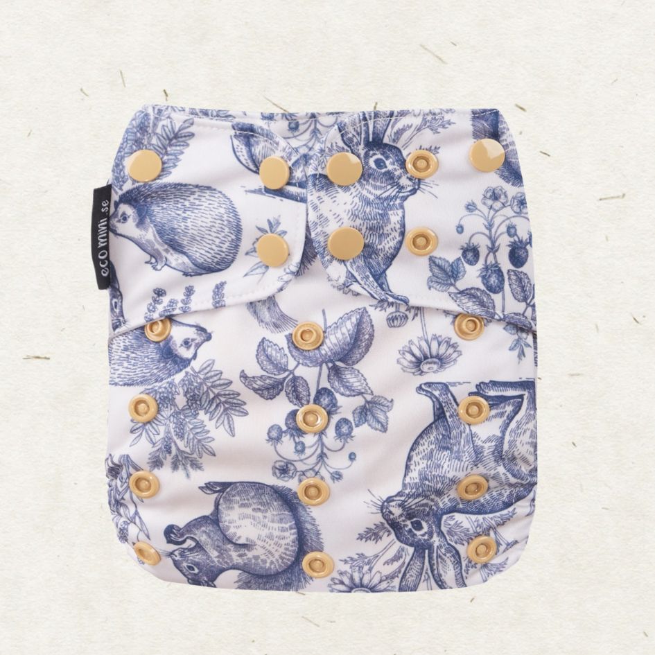 Eco Mini cloth diaper tygblöjor - whimsey