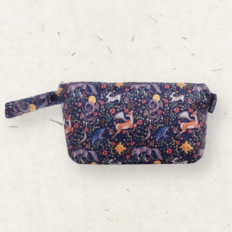 Eco Mini luxe wet bag magic forest print
