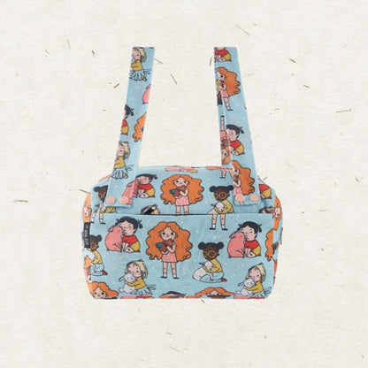 Eco mini wet bag/ pod - cute animals print