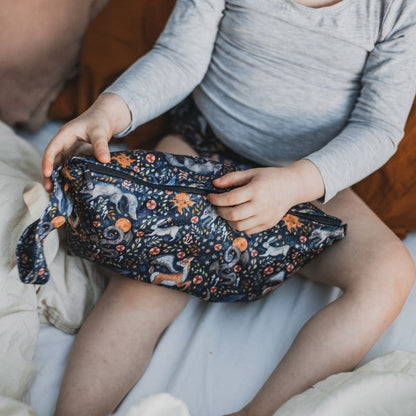 Eco Mini luxe wet bag magic forest print