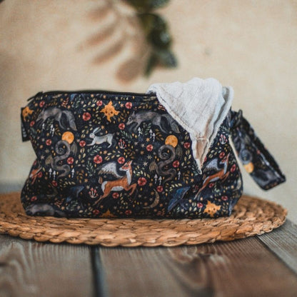 Eco Mini luxe wet bag magic forest print