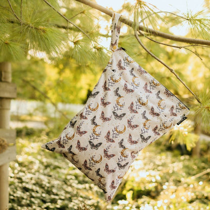 Eco Mini medium wet bag- butterfly print