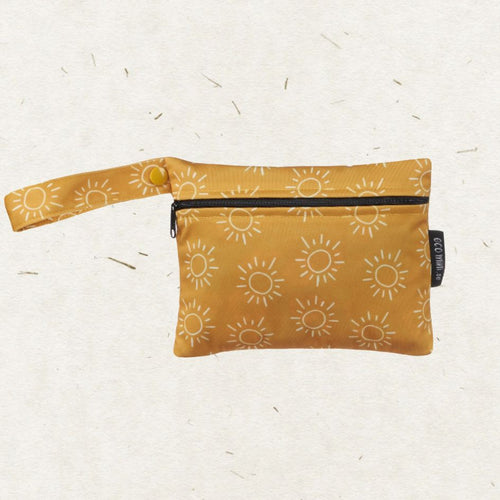 Eco Mini cloth diaper wet bag/ PUL påse - Mini - Sunshine