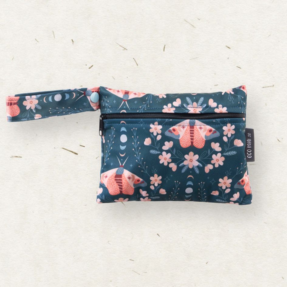 Eco Mini Wet Bag/ PUL Påse - butterfly print