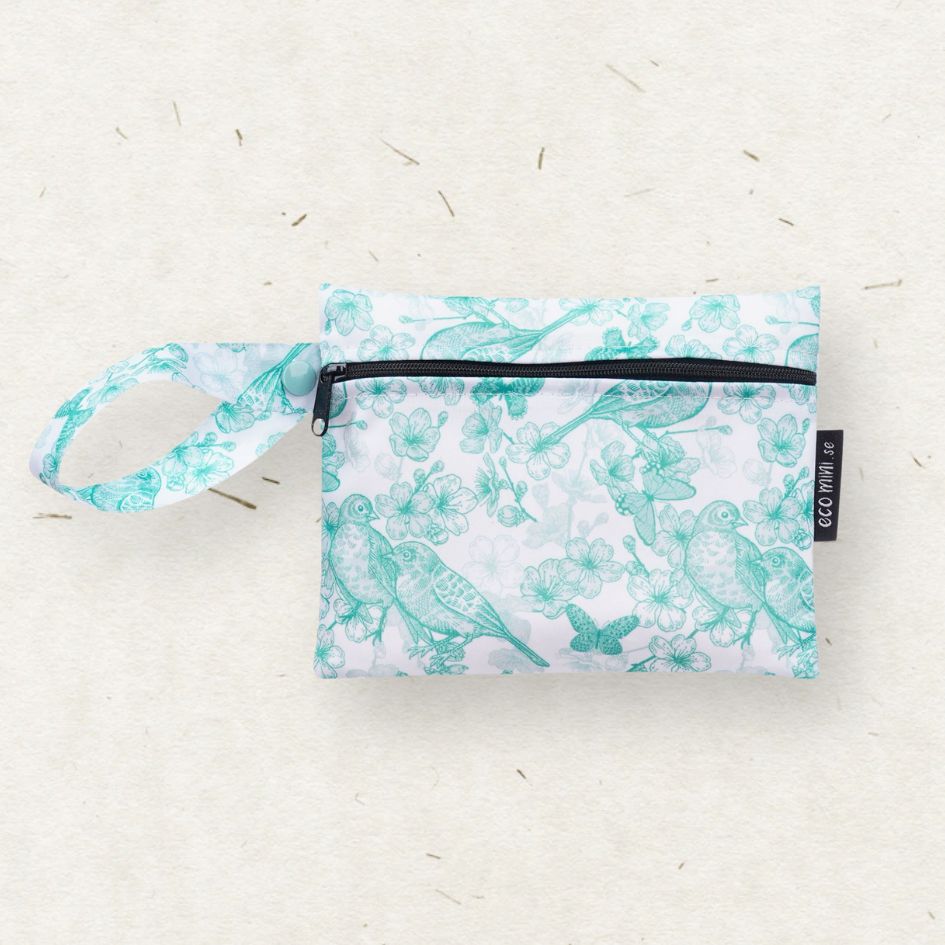 Eco Mini Wet Bag/ PUL Påse - floral pint