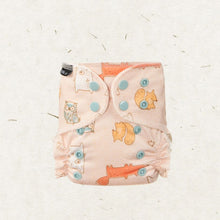 Load image into Gallery viewer, Eco Mini Newborn AIO Cloth Diaper Tygblöjor 
