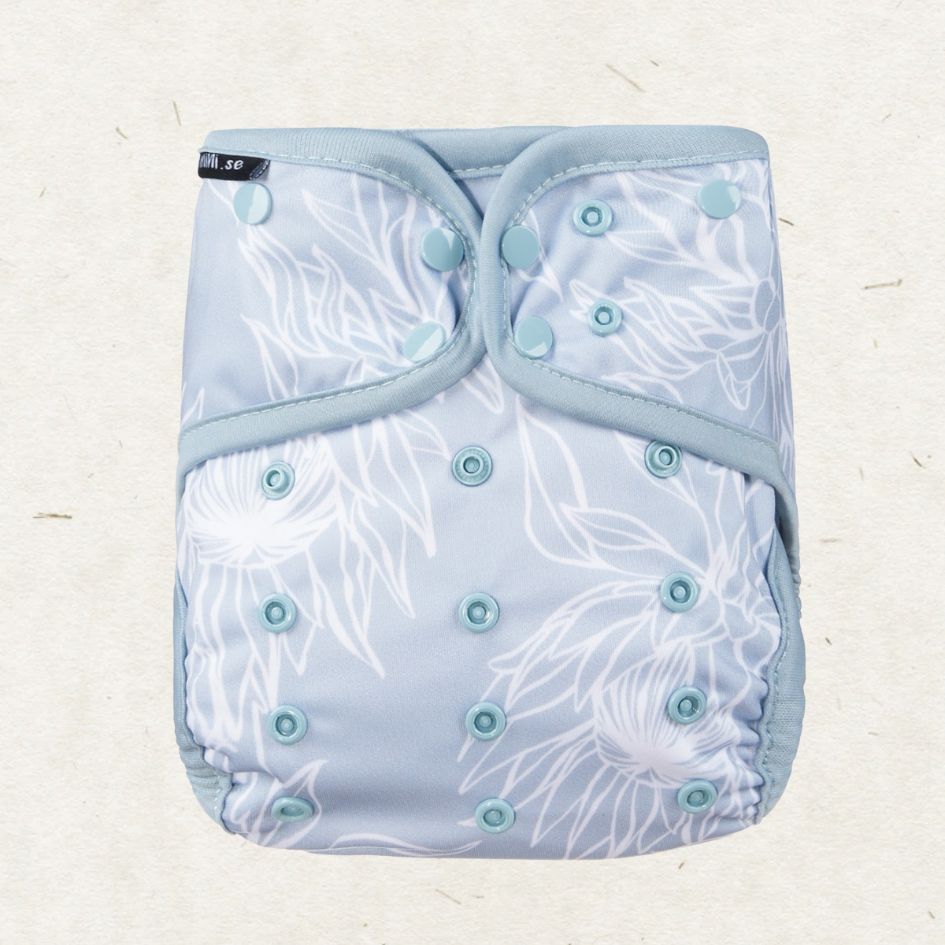 Eco Mini OneSize cloth diaper cover/ PUL skal 