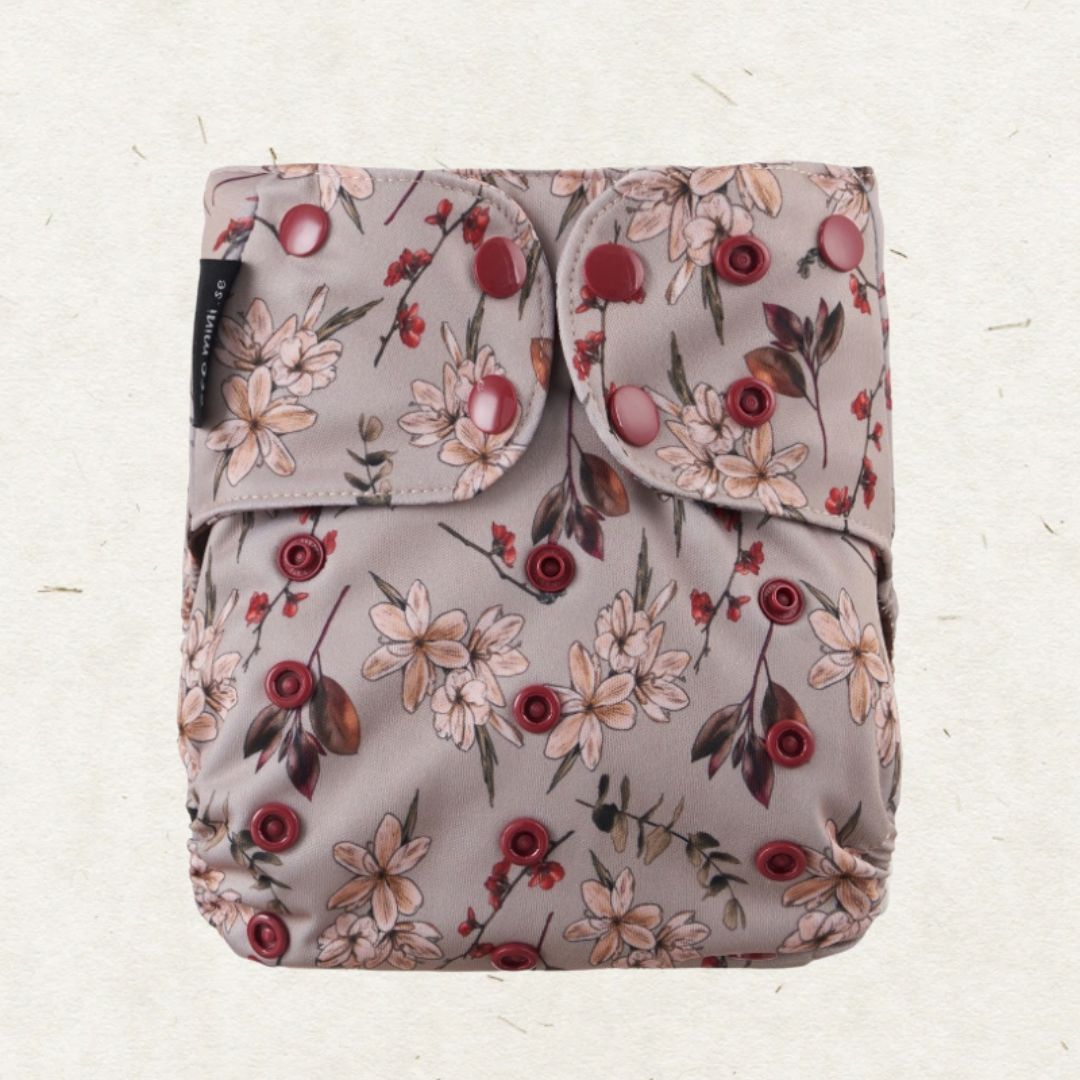 Eco Mini cloth diaper tygblöjor - Floral