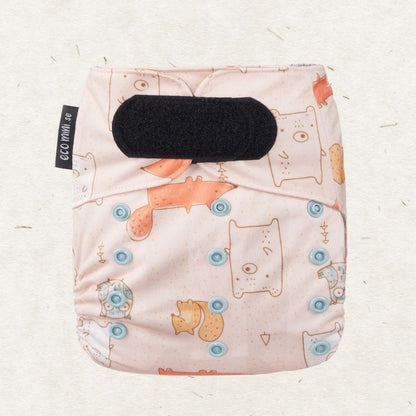 Eco Mini Tygblöjor/ velcro pocket diaper