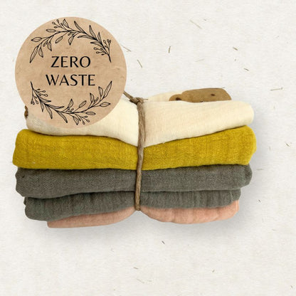 Eco Mini muslin Zero Waste cloth wipes