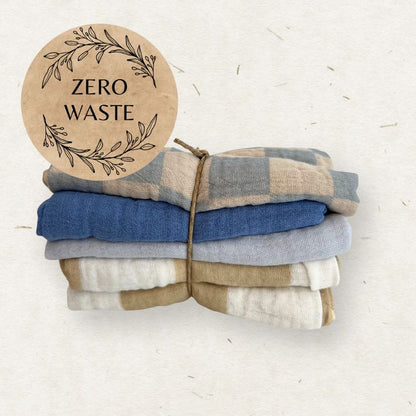 Eco Mini muslin Zero Waste cloth wipes