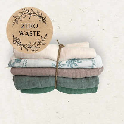 Eco Mini muslin Zero Waste cloth wipes