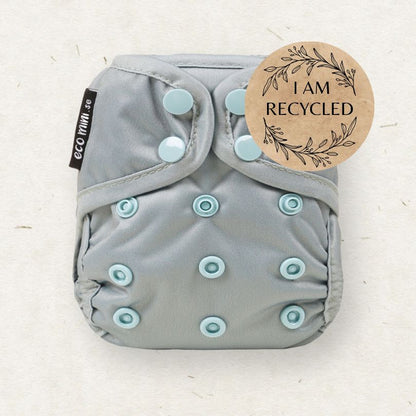 Eco Mini Newborn Cloth Diaper Cover - recycled range