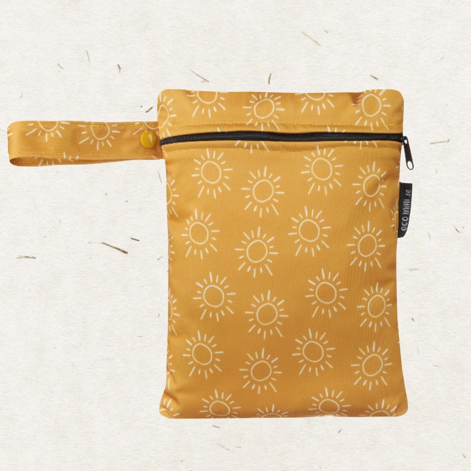 Eco Mini Small Wet Bag/ PUL Påse - sunshine