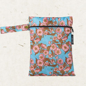 Eco Mini Small Wet Bag/ PUL Påse - Blossoms
