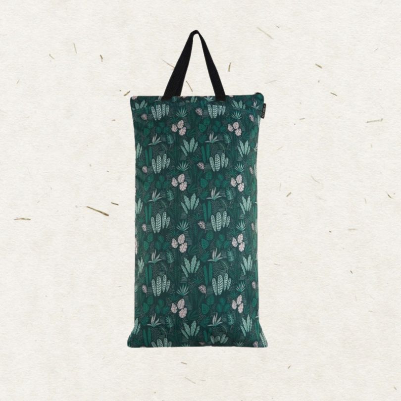 Eco Mini large cloth diaper wet bag/ PL påse - Jungle