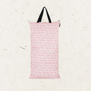 Eco Mini Cloth Diaper wet bag/ PUL påse - Pink