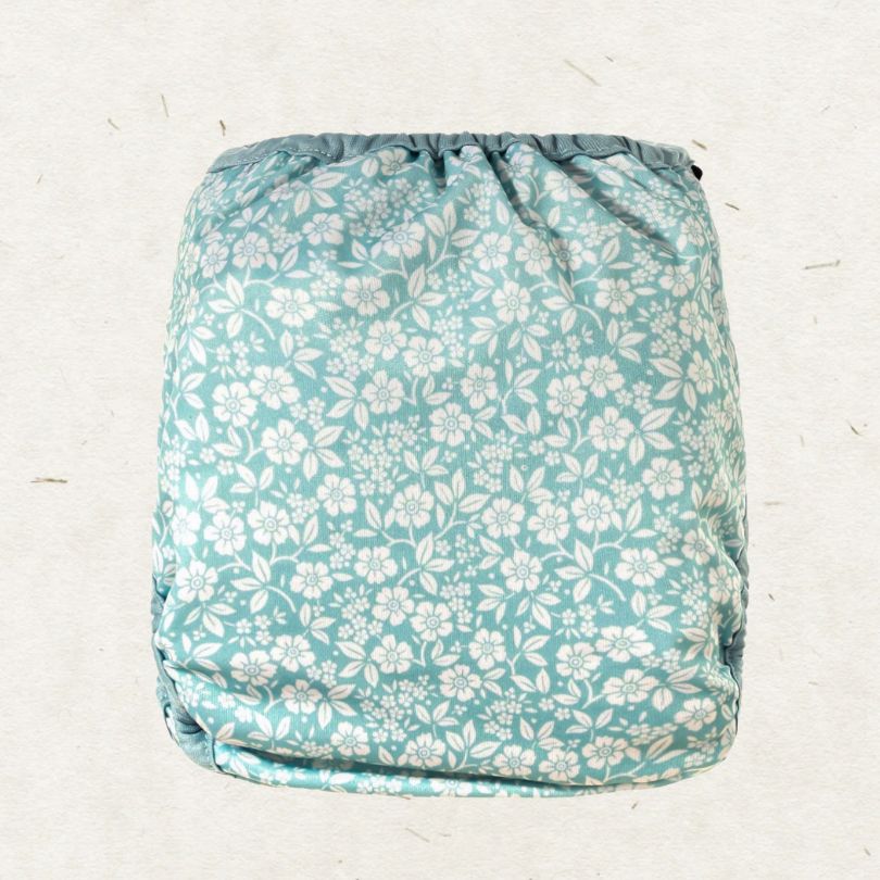 Eco Mini Cloth Diaper over/ PUL skal - Floral