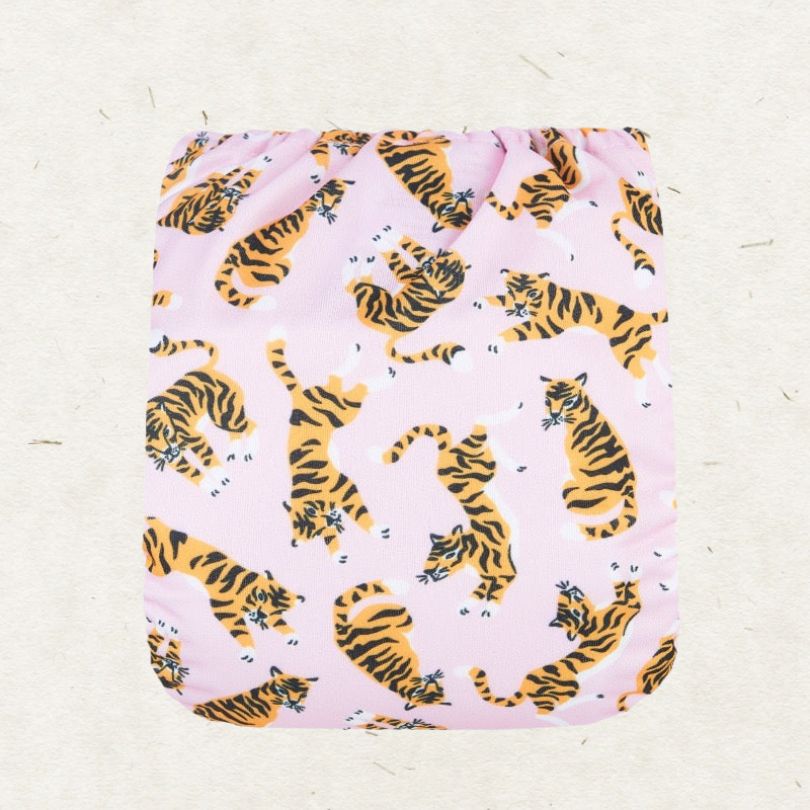 Eco Mini Tygblöjor/ Cloth diaper - Tigers