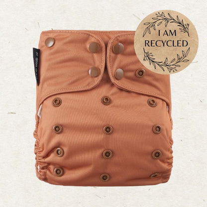 Eco Mini bambu pocket diaper/ tygblöjor - Fawn