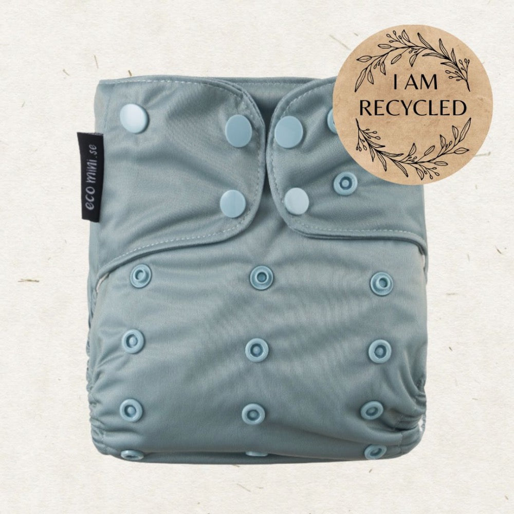 Eco Mini Coolmax Pocket diaper/ tygblöjor - sage