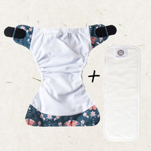 Ladda upp bild till gallerivisning, Eco Mini Tygblöjor/ velcro pocket diaper - inside detail
