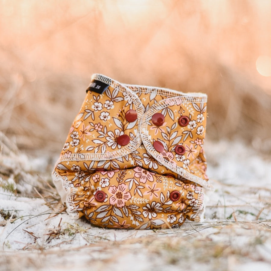 Eco Mini Newborn AIO Cloth Diaper Tygblöjor - Audrey