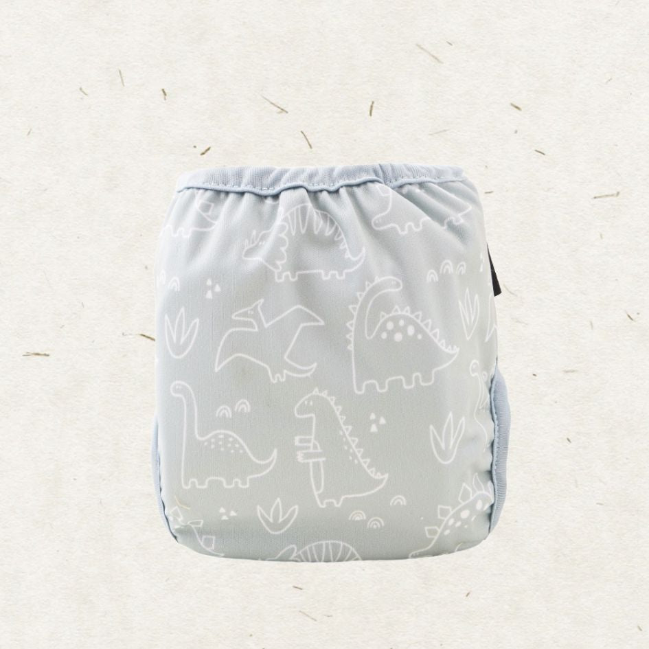 Eco Mini Newborn Cloth Diaper Cover - Dino