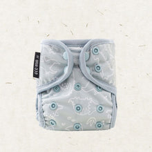 Ladda upp bild till gallerivisning, Eco Mini Newborn Cloth Diaper Cover - Dino
